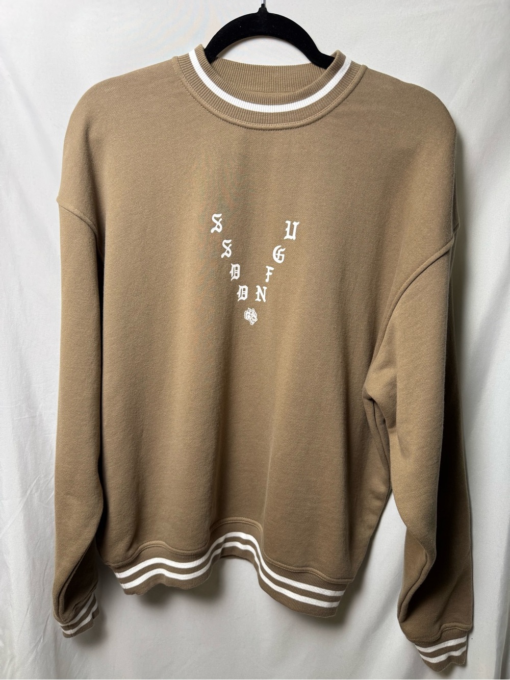 Darc Sport Victory London Crewneck Sweatshirt Brown Small 976/1000 SSDD NFGU